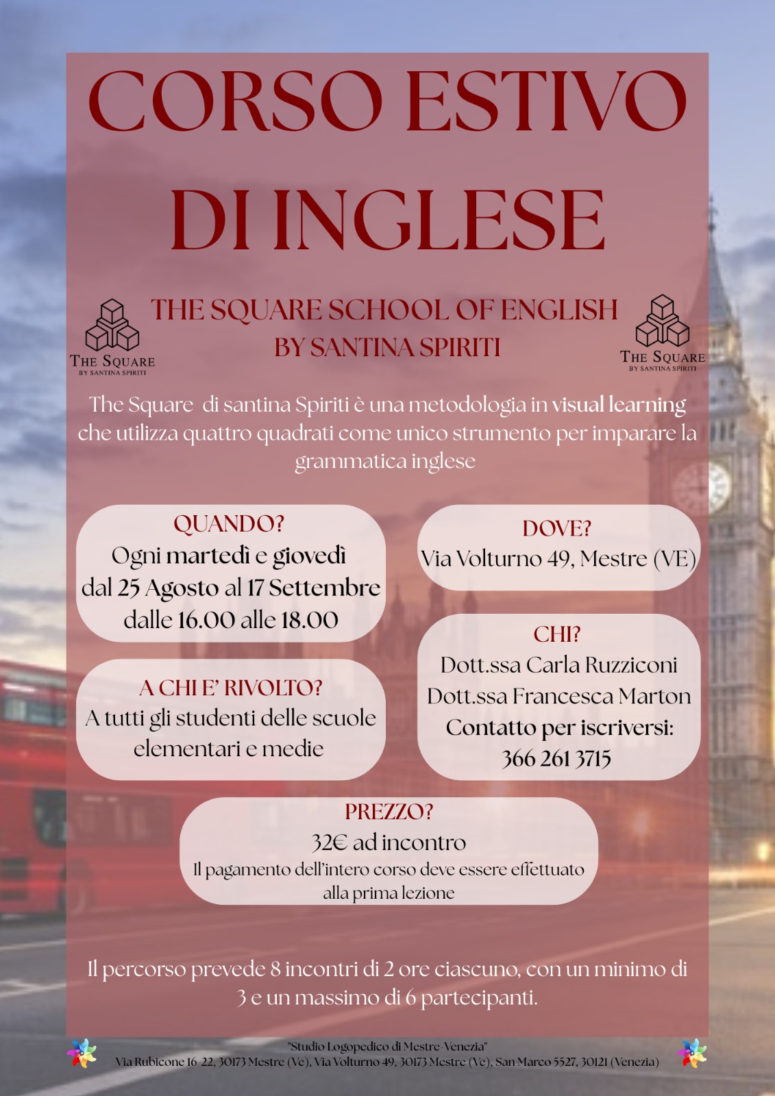 corso inglese 2026